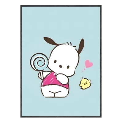 Cute Puppy Pochacco Poster Poster Print Canvas Painting Wall Art Pictures Gaming Room Home Decor 11 - Pochacco Shop