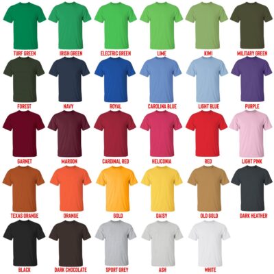 t shirt color chart - Pochacco Shop
